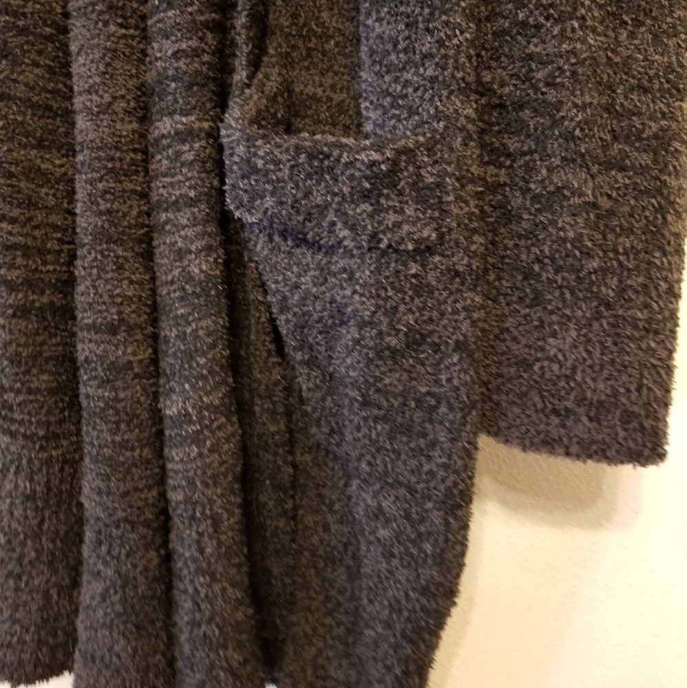 Barefoot Dreams Women's Charcoal Cardigan - Picture 4 of 12